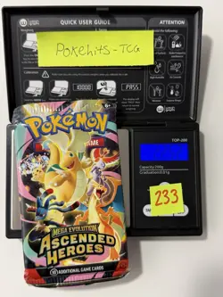 (HEAVY)🔥 22.52g Pokemon TCG Ascended Heroes Booster Pack Factory Sealed✅ - Image 1