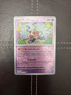 Pokemon TCG - Mr. Mime - 122/165 - Scarlet & Violet: 151 - NM Reverse Holo - Image 1