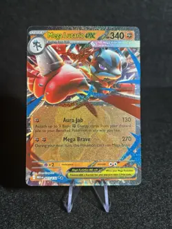 Mega Lucario EX 077/132 Riolu, Premium Power Pro, Fighting Energy Pokemon Bundle - Image 2