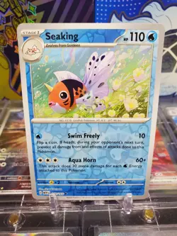 Seaking 119/165 Reverse Holo Uncommon Pokemon TCG S&V English 151 - Image 1