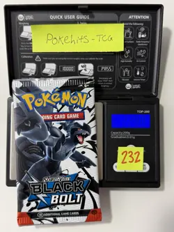 (HEAVY)🔥 22.80g Pokemon TCG Black Bolt Booster Pack Factory Sealed✅ - Image 1