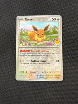 Pokemon Eevee 074/131 Pokemon Day 2025 Stamped Promo - Image 1