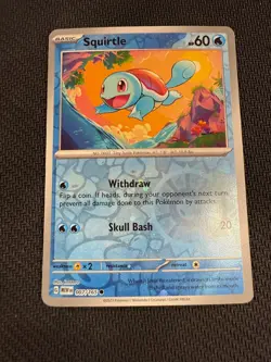 Pokemon Squirtle 007/165 Cosmos Promo - Image 1