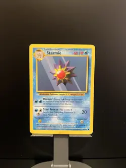 Starmie Pokemon Base Set Unlimited 64/102 Heavy Play - Image 1