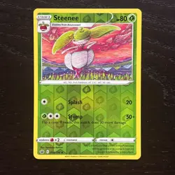 Steenee 014/198 Pokemon Chilling Reign Sword & Shield Reverse Holo Uncommon NM - Image 1
