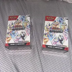 Pokemon Prismatic Evolutions Booster Lot Of 2 - Image 1