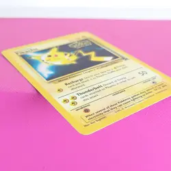 Pikachu Pokemon The First Movie Stamped WOTC Black Star Promo 4 MP - Image 3