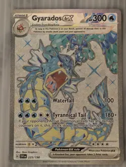 Gyarados ex Pokemon Scarlet & Violet 225/198 Full Art Ultra Rare Holo - Image 1