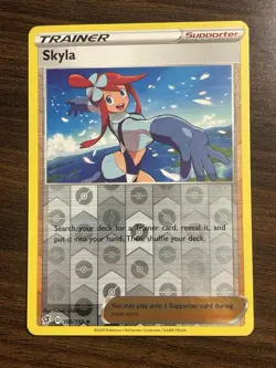 Skyla 166/192 - Rebel Clash - Pokemon TCG - Reverse Holo [LP] - Image 1