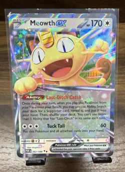 Pokemon TCG - Perfect Order - Meowth Ex 062/088 NM - Image 1
