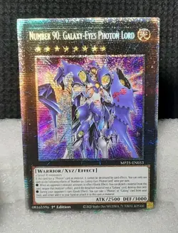 Yu-Gi-Oh! Number 90: Galaxy-Eyes Photon Lord *STARLIGHT RARE* MP25-EN033 NM - Image 1
