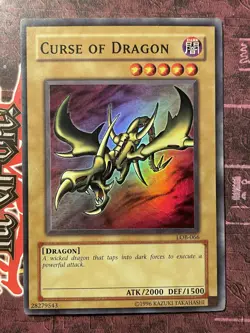Curse Of Dragon - LOB-066 - Super Rare - Unlimited - Original Print - NM/VLP - Image 1