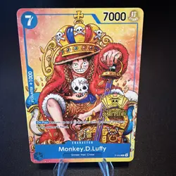 Monkey.D.Luffy [2nd Anniversary Stamped] P-043 One Piece Promo - Image 1