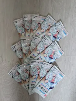 One Piece CCG TCG OP-05 OP5 Awakening Of The New Era 15x Japanese Booster Packs - Image 1