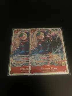 2x One Piece Roronoa Zoro EB04-007 SR ENGLISH OP15 - Image 1
