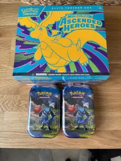 Pokemon Ascended Heroes ETB & 2x Mini Tins - Image 1