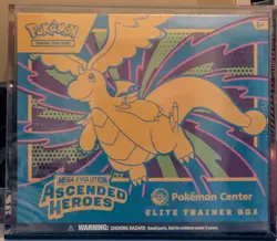 Pokemon Ascended Heroes Pokemon Center ETB Sealed With Hard Acrylic Protector - Image 1