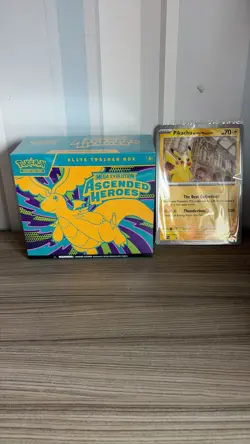 Pokemon TCG Ascended Heroes ETB Sealed New English & Pikachu at the Museum Jumbo - Image 1