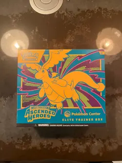 Pokemon TCG Ascended Heroes Pokemon Center Exclusive Elite Trainer Box ETB - Image 1