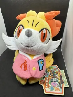 Pokemon World Championships 2025 Fennekin Plushie Anaheim Worlds Exclusive Plush - Image 1