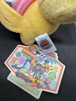 Pokemon World Championships 2025 Fennekin Plushie Anaheim Worlds Exclusive Plush - Image 3