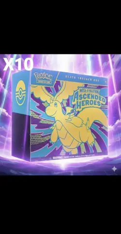 10x Pokemon Ascended Heroes Elite Trainer Box (ETB Lot of 10) - Image 2