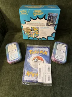 Pokemon TCG Ascended Heroes ETB, 2 X Prismatic Mini Tins + Pikachu at the Museum - Image 2