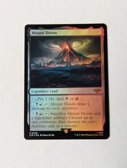 Mount Doom Universes Beyond: the Lord of the Rings: Tales of Middle-Earth Foil - Image 1