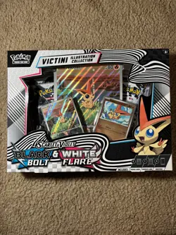 Pokemon - Black Bolt & White Flare Unova Victini Illustration Collection IN HAND - Image 1