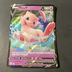 Pokemon TCG Mew V 069/189 Cards Holo Promo Basic 180 HP Card - Image 1