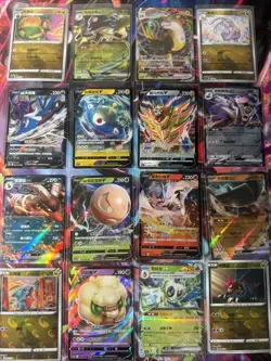 Pokemon 16 Card Lot nm V Max Mega Amazing Ex HOLO Rare Hits Only C9 - Image 1