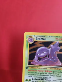Pokemon Karte/card - Sleimok Muk 13/62 Fossil Holo 1. Edition Very Good - Image 2