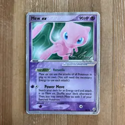 Mew Ex 88/92 World Championship 2007 Edition Pokemon Card Damaged - Image 1