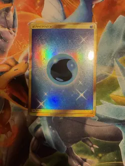 Water Energy 124/111 NM Gold Full Art Secret Rare Crimson Invasion Pokemon Card! - Image 1