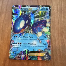 Pokemon Kyogre EX 54/160 XY Primal Clash Ultra Rare Full Art Holo Pokemon Card - Image 1