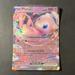 Pokemon TCG Mew EX 151/165 Scarlet & Violet 151 Full Art Holo 180 HP Card - Image 1