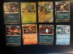 57 Pokemon TCG Cards Lot - 8 V Cards + 30 Holos/Rares/Ex + Commons all NM - Image 2