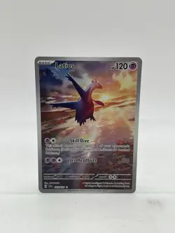 Pokemon TCG Scarlet & Violet Surging Sparks Latios #203/191 Illustration Rare - Image 1