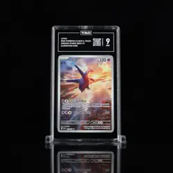 ‼LATIOS 2024 POKEMON SCARLET & VIOLET SURGING SPARKS #203/191~TAG GRADE 9!💨 - Image 1