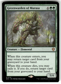 Greenwarden of Murasa #110 (NM) ECC Magic MTG - Image 1