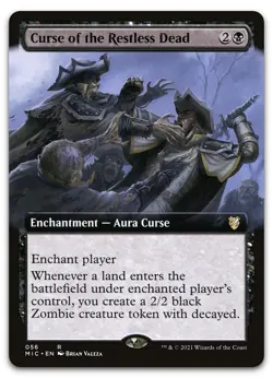 Curse of the Restless Dead (Extended Art) #56 (NM) Midnight Hunt MIC Magic MTG - Image 1