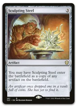 Sculpting Steel #261 (NM) Commander 2021 C21 Magic MTG - Image 1