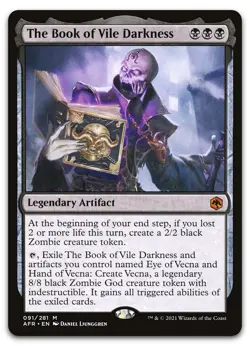 The Book of Vile Darkness #91 (NM) Forgotten Realms AFR Magic MTG - Image 1