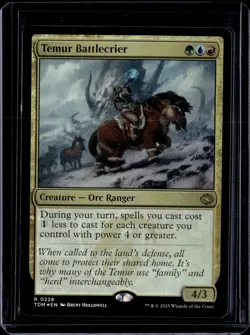 Temur Battlecrier - 228 - Foil - TDM - NM - MTG Magic the Gathering - Image 1