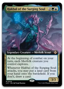 Hakbal of the Surging Soul (Extended Art) #29 NM Lost Caverns of Ixalan - Image 1