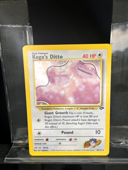 Koga's Ditto 10/132 Gym Challenge Holo - Pokemon TCG - LP - Image 1