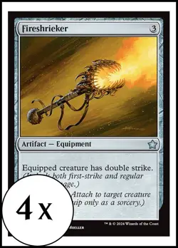 MTG - 4 x Fireshrieker - Foundations - Playset 4x x4 - Image 1