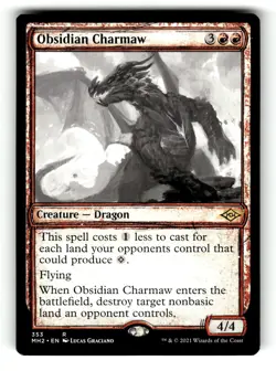 Obsidian Charmaw (Showcase) - Modern Horizons 2 - MTG - Image 1
