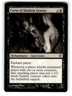 Curse of Shallow Graves - Commander 2013 - MTG - Image 1