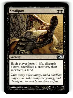 Smallpox 108 - Magic 2012 (M12) - MTG - Image 1